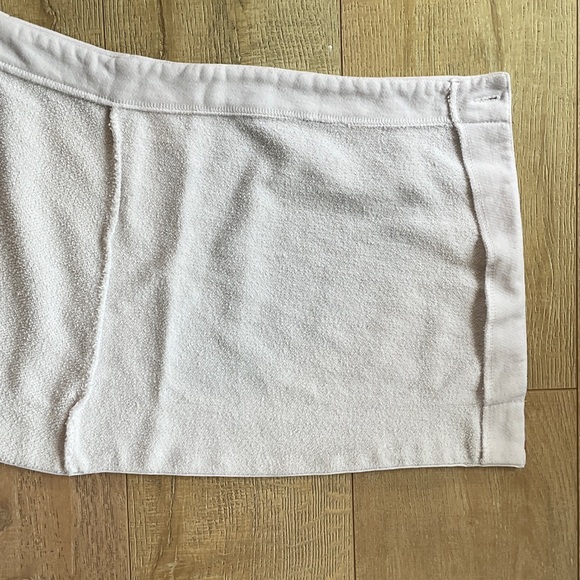 American Apparel White Mini Skirt with Red and Blue Stripes - Picture 6 of 9